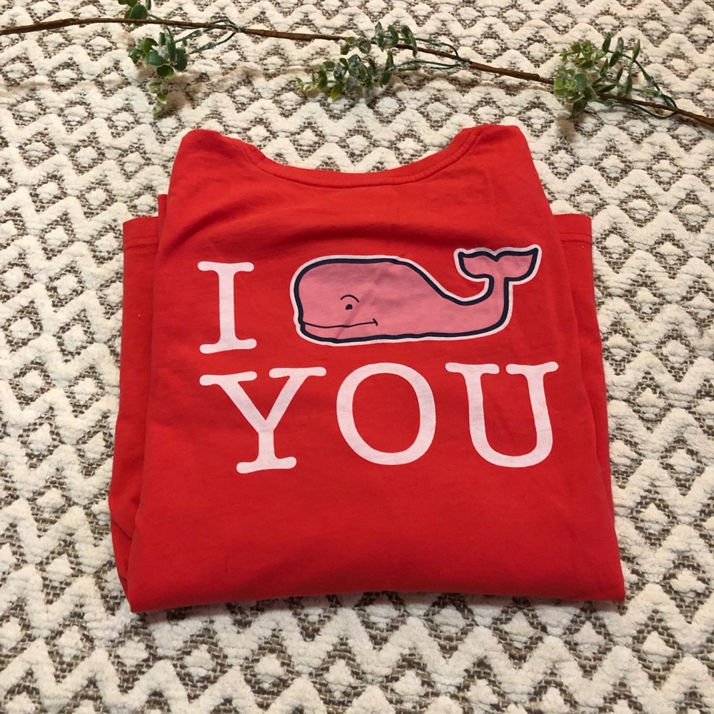 ❤️ Vineyard Vines I 🐳 You Long Sleeve Tee